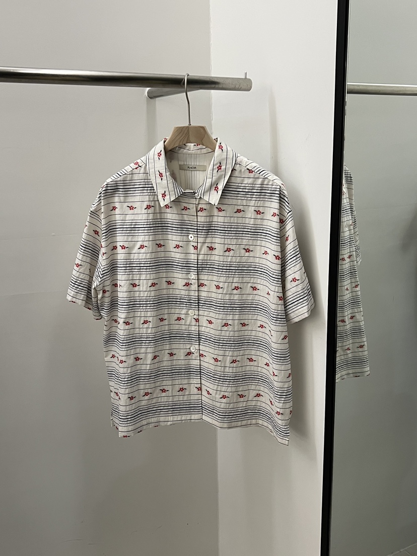 REGULARLY/PLACOR韓國㊣直郵東大門代購女裝新品25春夏襯衫蕾絲衫刺繡REGULARLY/PLACOR襯衫/蕾絲衫圖色2