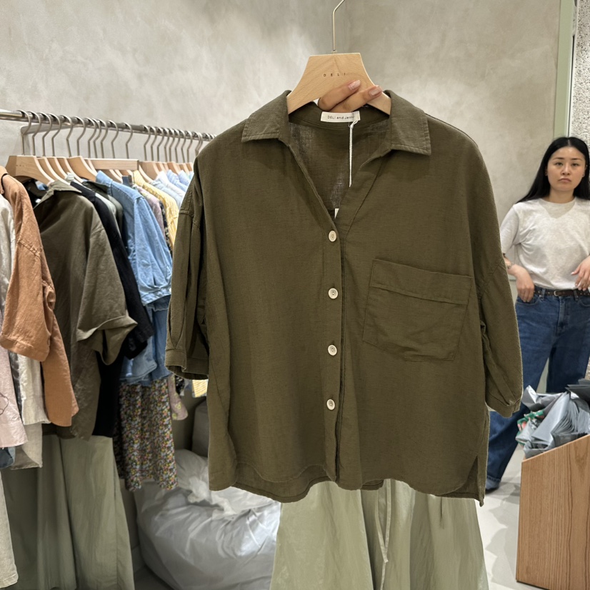 DELI JENNY韓國直郵㊣東大門實拍女裝新品人氣熱賣襯衫蕾絲衫DELI JENNY襯衫/蕾絲衫圖色2