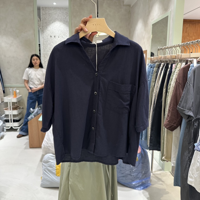 DELI JENNY韓國直郵㊣東大門實拍女裝新品人氣熱賣襯衫蕾絲衫DELI JENNY襯衫/蕾絲衫圖色3