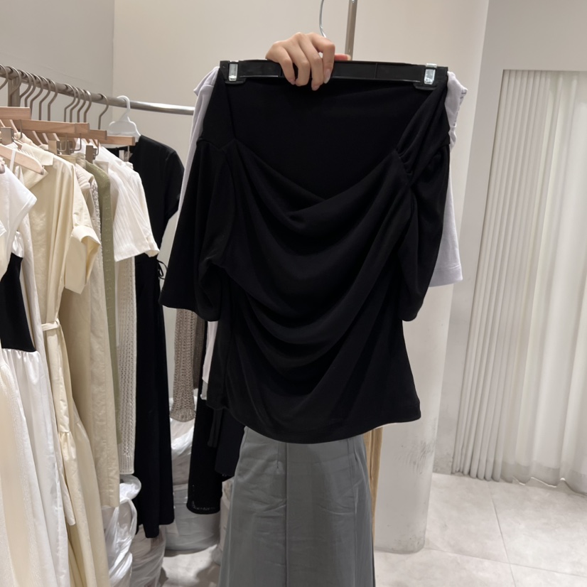 GLOW AND NYMPH直郵韓國代購㊣女裝新品時尚25春夏熱賣T恤GLOW AND NYMPHT恤圖色4