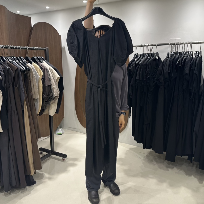 ANDYOUEDITION直郵韓國代購㊣女裝新品人氣熱賣連衣裙含腰繩ANDYOUEDITION連衣裙圖色2