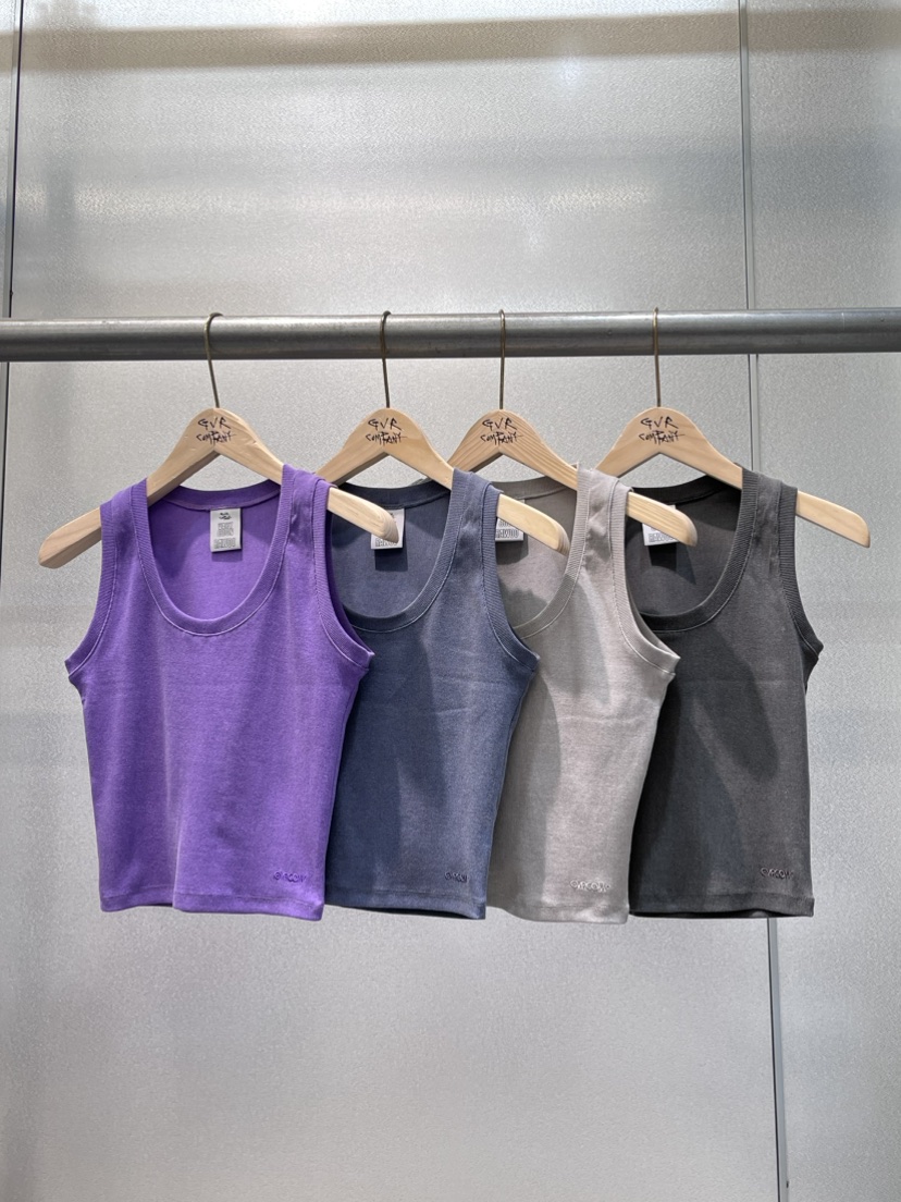 GVR COMPANY直郵韓國代購㊣女裝新品人氣25春夏吊帶背心短款GVR-COMPANY吊帶/背心