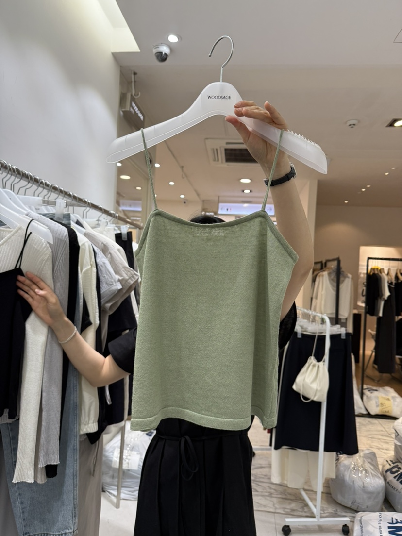 WOOD SAGE韓國直郵㊣東大門實拍女裝新品熱賣時尚吊帶背心WOOD SAGE吊帶/背心圖色4
