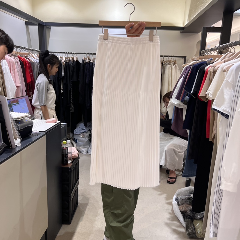 SELF SERVICE韓國直郵㊣女裝新款25春夏熱賣半身裙中短裙褶皺SELF SERVICE半身裙/中短裙