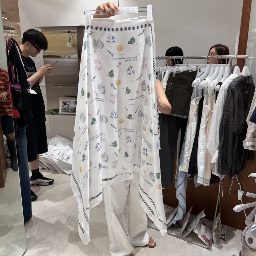 TEMPTING韓國直郵㊣女裝新款人氣熱賣25春夏休閑推薦圍巾披肩TEMPTING圍巾/披肩