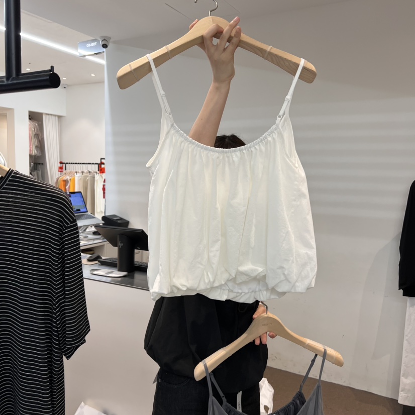 OBJECT韓國直郵㊣東大門實拍女裝新品熱賣吊帶背心不含內搭OBJECT吊帶/背心