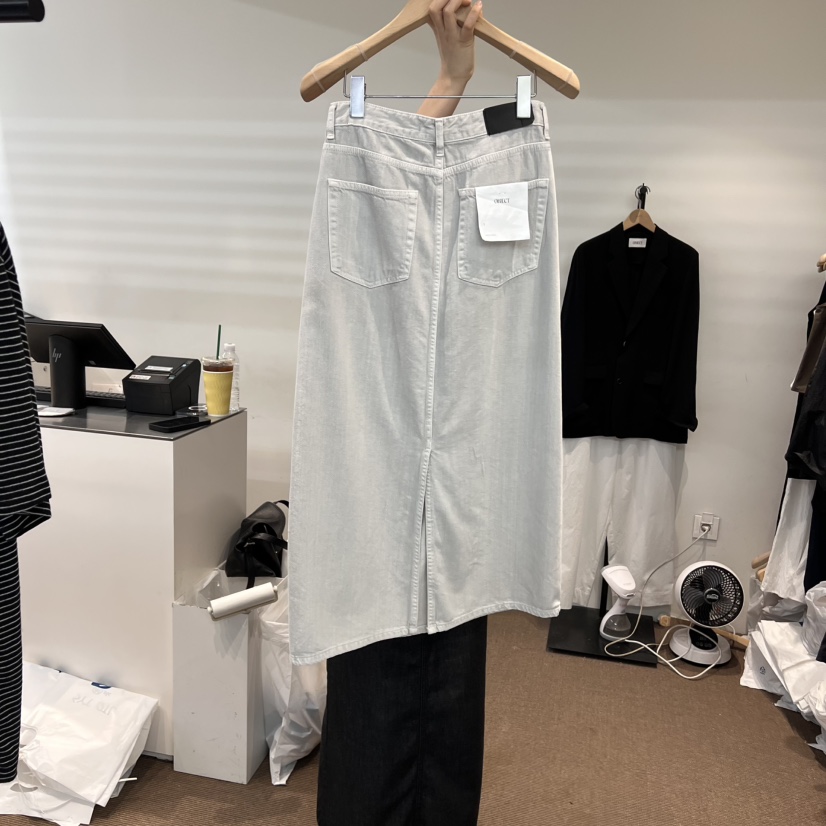 OBJECT韓國㊣直郵東大門代購女裝新品休閑半身裙中短裙天絲OBJECT半身裙/中短裙
