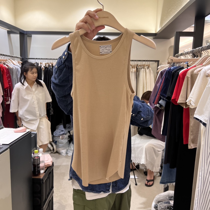 SELF SERVICE韓國直郵㊣女裝新品熱賣休閑人氣25春夏吊帶背心SELF SERVICE吊帶/背心圖色2