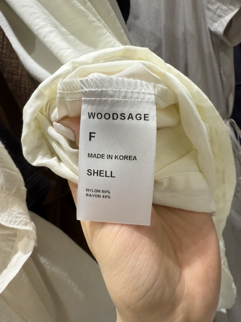 WOOD SAGE直郵韓國代購㊣女裝新品人氣休閑25春夏熱賣夾克WOOD SAGE夾克