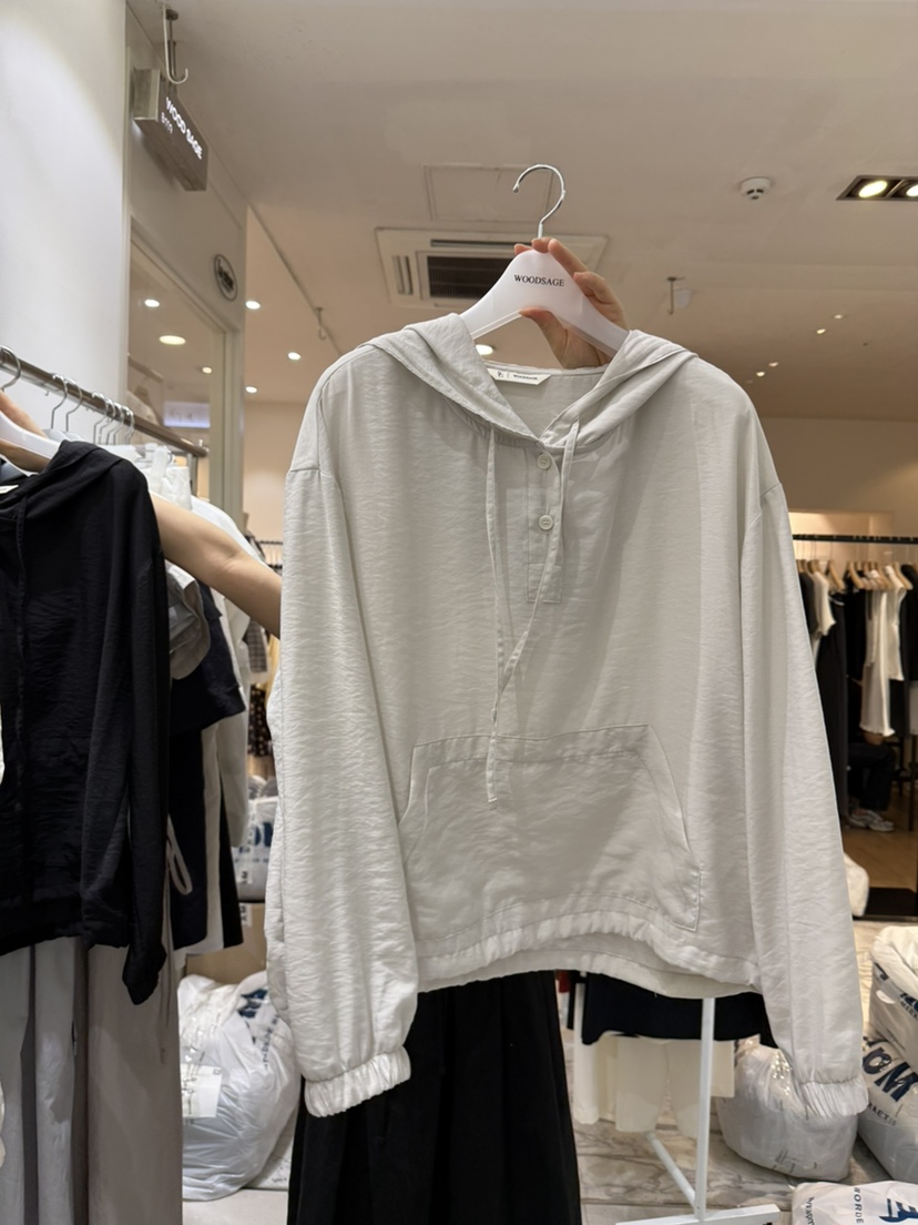 WOOD SAGE直郵韓國代購㊣女裝新品人氣休閑25春夏熱賣夾克WOOD SAGE夾克圖色2