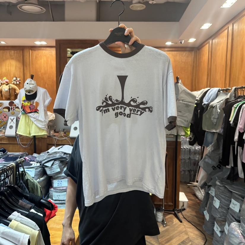 GARMENT-P韓國直郵㊣女裝新品熱賣人氣25春夏休閑時尚推薦T恤GARMENTT恤圖色3