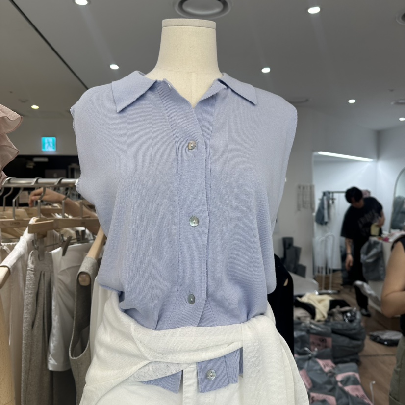 LEWIN韓國直郵㊣東大門實拍女裝新品人氣休閑時尚25春夏馬甲開衫LEWIN馬甲