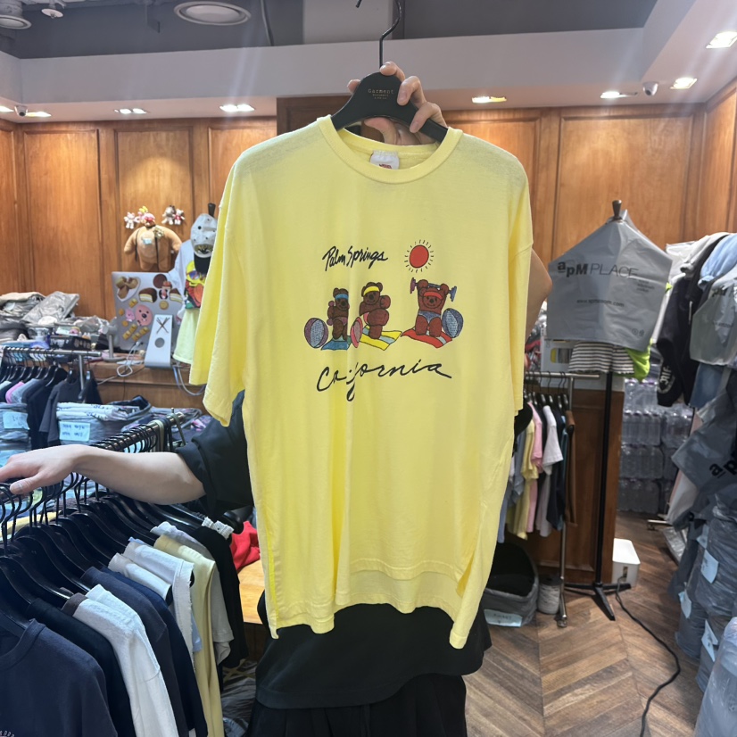 GARMENT-P直郵韓國代購㊣女裝新品時尚休閑推薦熱賣25春夏T恤GARMENTT恤圖色2