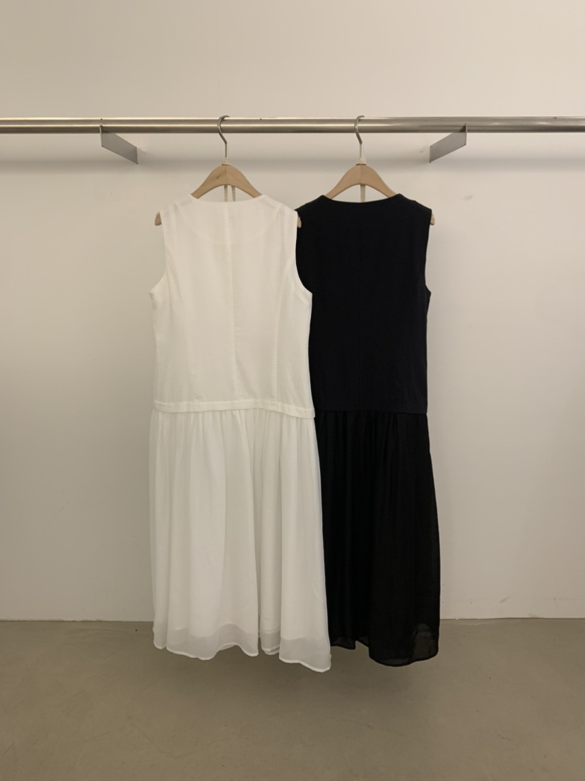 UNDER KEY韓國直郵㊣女裝新品休閑25春夏連衣裙含腰繩亞麻UNDER KEY連衣裙