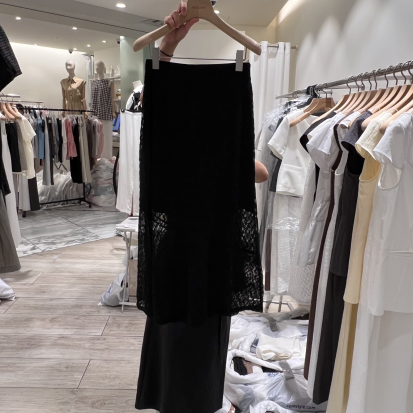 ADELINE直郵韓國代購㊣女裝新品休閑時尚熱賣推薦人氣25春夏長裙ADELINE長裙圖色2