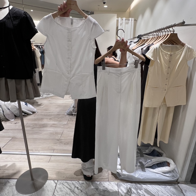 ADELINE韓國直郵㊣女裝新品推薦25春夏熱賣人氣休閑時尚休閑褲ADELINE休閑褲