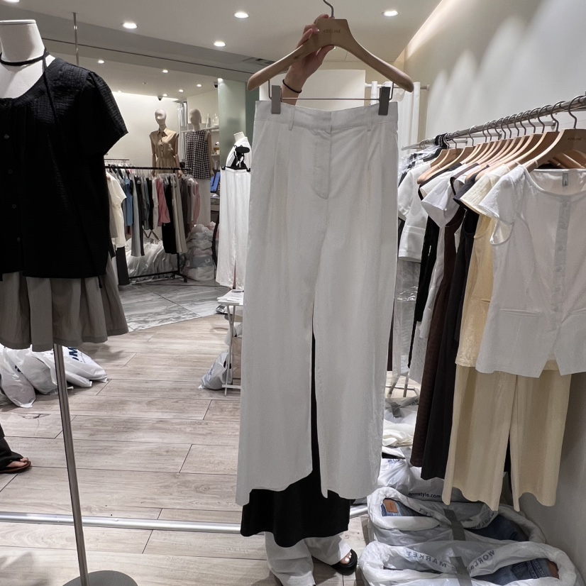 ADELINE韓國直郵㊣女裝新品推薦25春夏熱賣人氣休閑時尚休閑褲ADELINE休閑褲圖色1