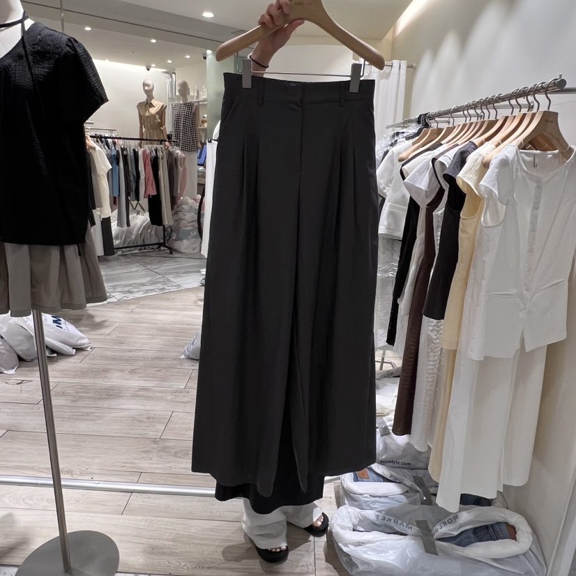 ADELINE韓國直郵㊣女裝新品推薦25春夏熱賣人氣休閑時尚休閑褲ADELINE休閑褲圖色3
