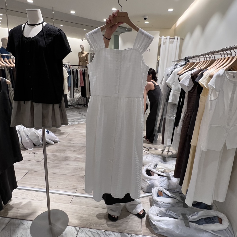 ADELINE韓國㊣直郵東大門代購女裝新款時尚25春夏人氣連衣裙ADELINE連衣裙圖色1