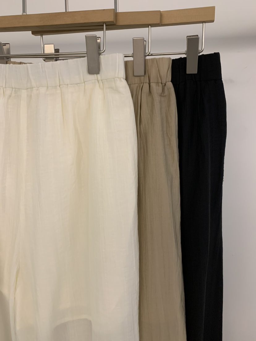 UNDER KEY直郵韓國代購㊣女裝新品熱賣時尚25春夏休閑休閑褲UNDER KEY休閑褲