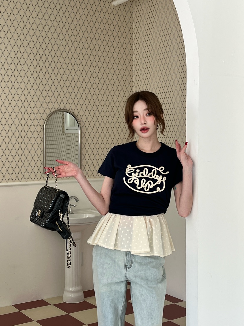 MARKE-P韓國㊣直郵東大門代購女裝新品25春夏人氣休閑熱賣T恤MARKE-PT恤