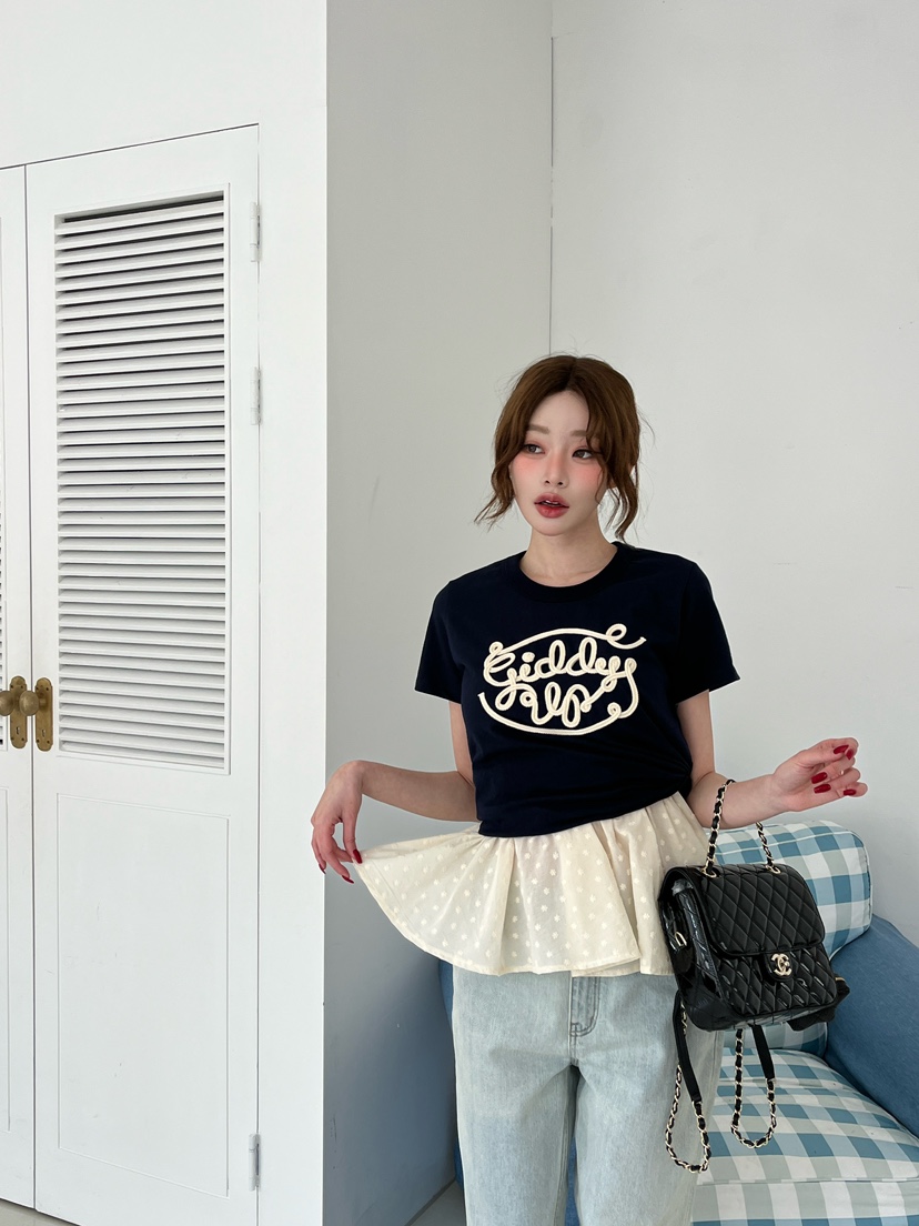 MARKE-P韓國㊣直郵東大門代購女裝新品25春夏人氣休閑熱賣T恤MARKE-PT恤