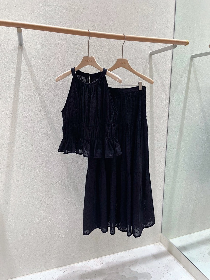 MARKE-P直郵韓國代購㊣女裝新品25春夏時尚推薦熱賣長裙綁帶MARKE-P長裙