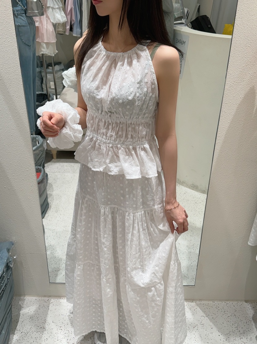 MARKE-P直郵韓國代購㊣女裝新品25春夏時尚推薦熱賣長裙綁帶MARKE-P長裙
