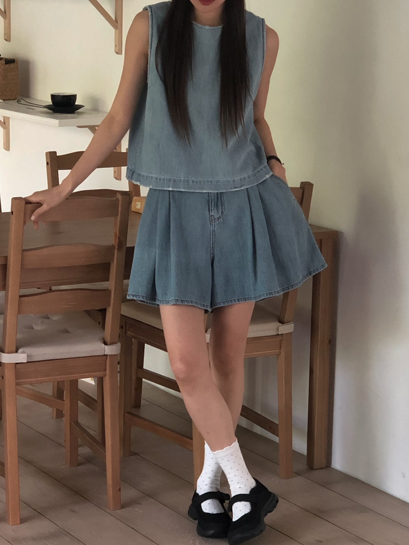 ONDO-P韓國直郵㊣東大門實拍女裝新品休閑時尚推薦短褲喇叭ONDO-P短褲