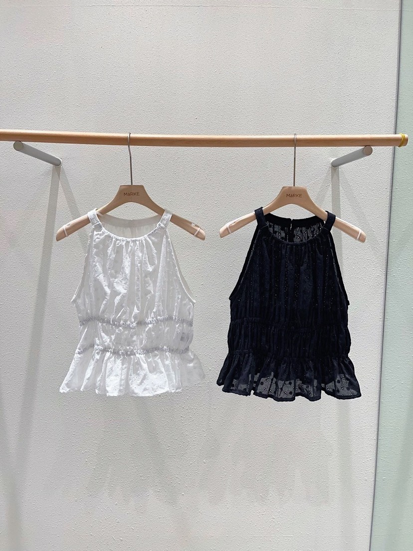 MARKE-P韓國直郵㊣東大門實拍女裝新品25春夏吊帶背心刺繡MARKE-P吊帶/背心