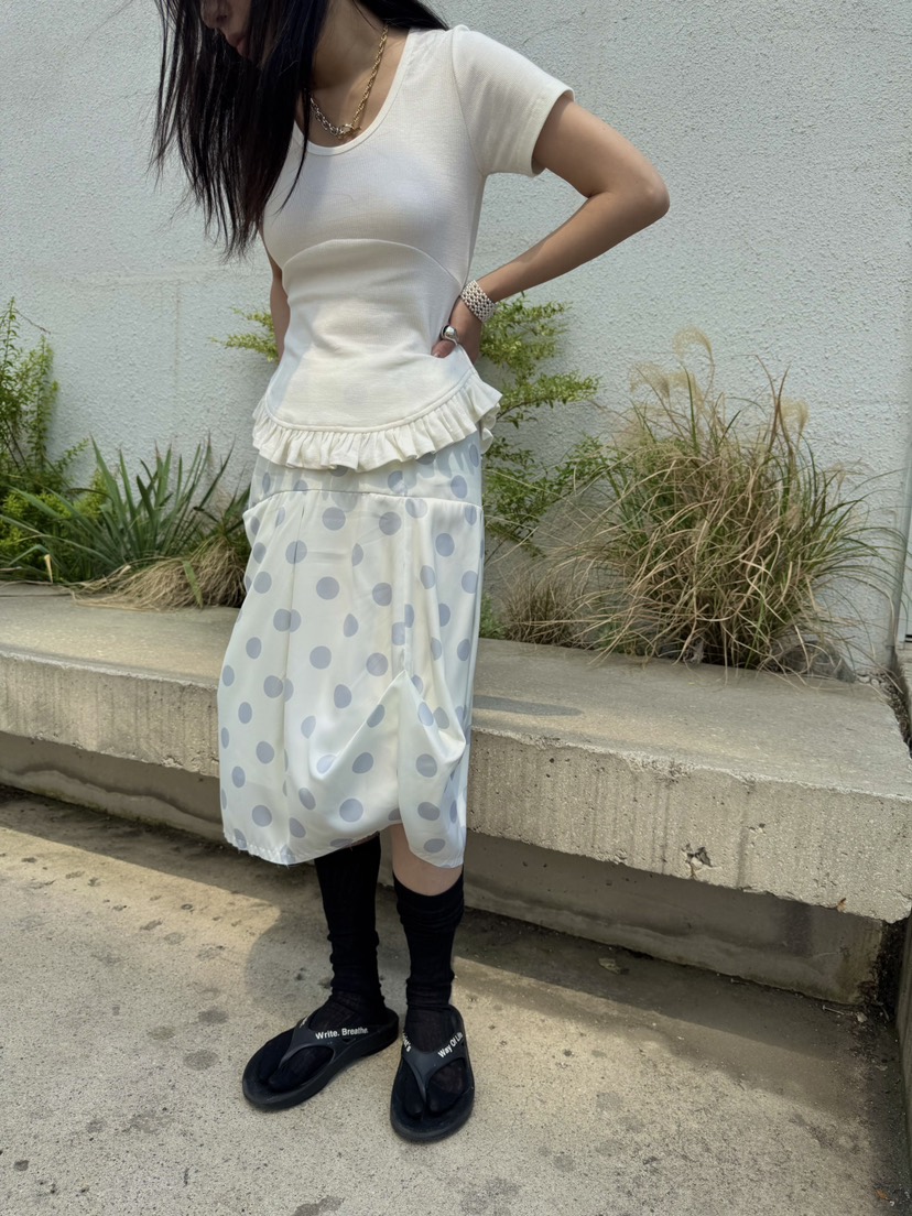 FRANC—L韓國㊣直郵東大門代購女裝新品推薦25春夏半身裙中短裙FRANC半身裙/中短裙