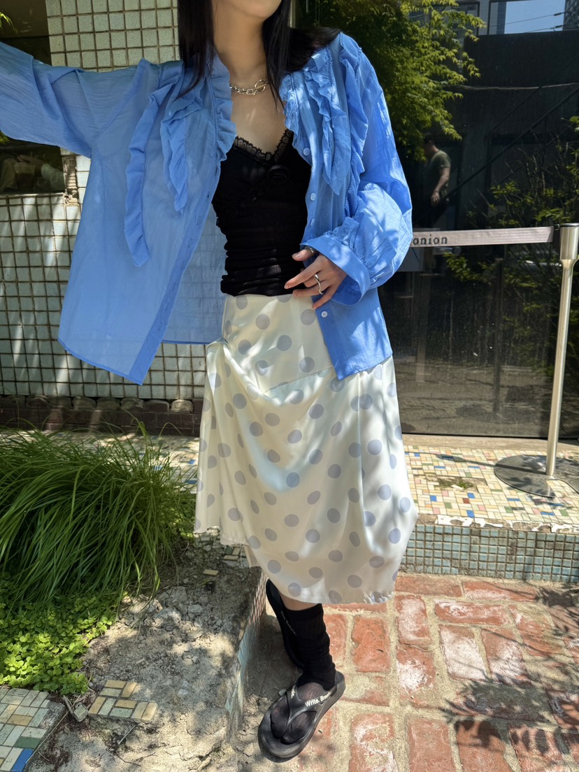 FRANC—L韓國㊣直郵東大門代購女裝新品推薦25春夏半身裙中短裙FRANC半身裙/中短裙