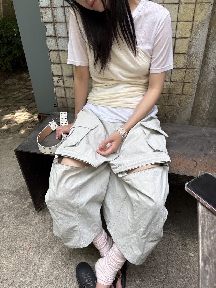 FRANC—L韓國直郵㊣東大門實拍女裝新品時尚推薦休閑休閑褲FRANC休閑褲
