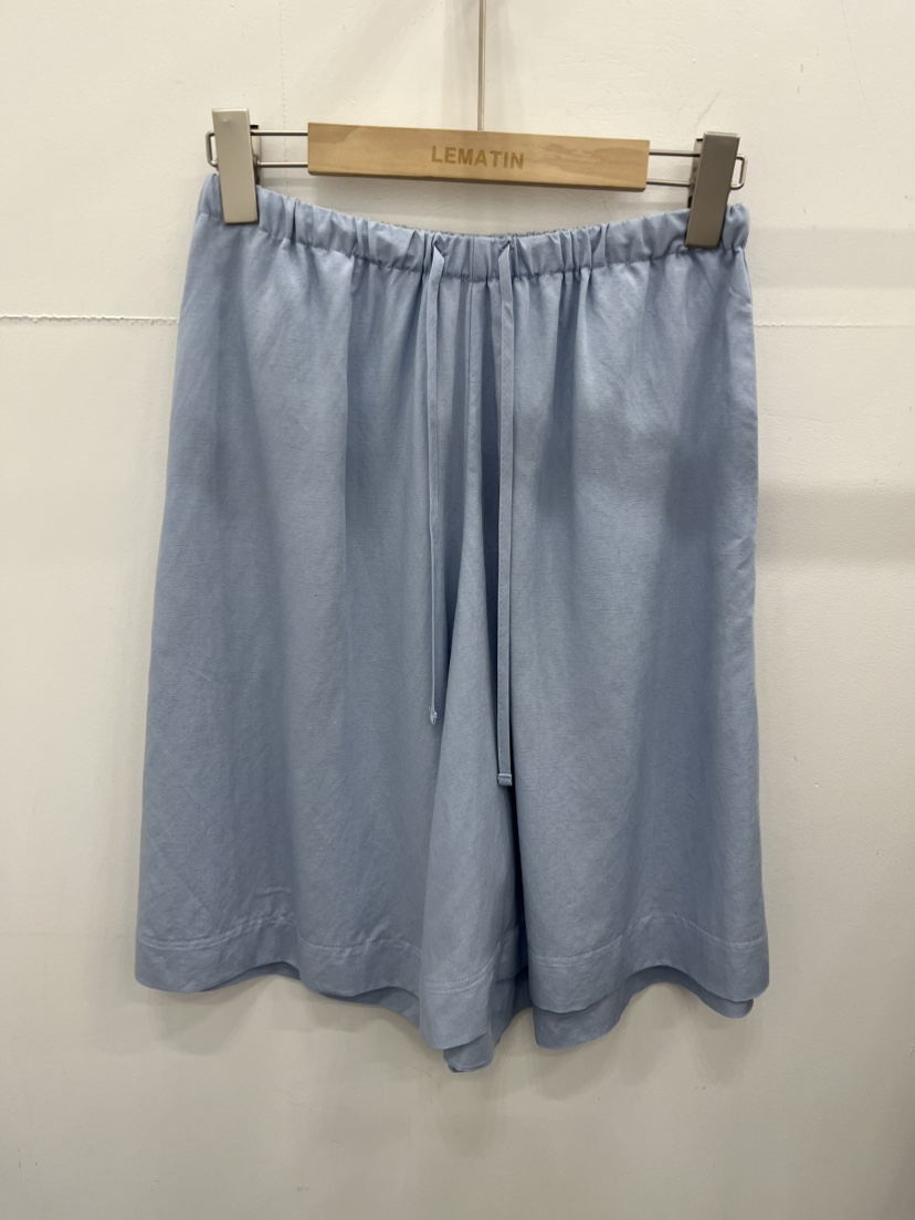 LEMATIN韓國直郵㊣東大門實拍女裝新品推薦時尚25春夏短褲亞麻LEMATIN短褲圖色2