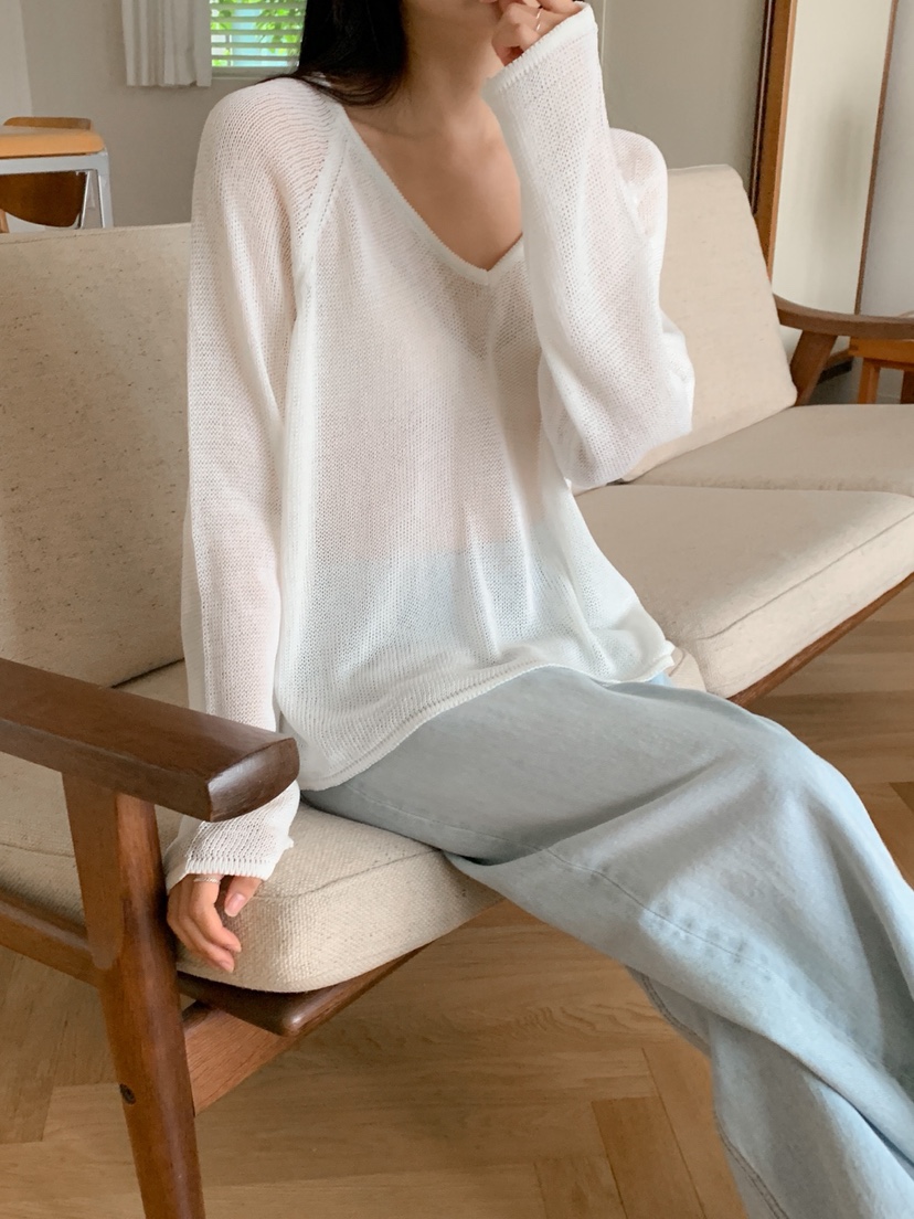DARLUZ_MI直郵韓國代購㊣女裝新品推薦熱賣休閑25春夏長袖T恤DARLUZ_MI長袖T恤