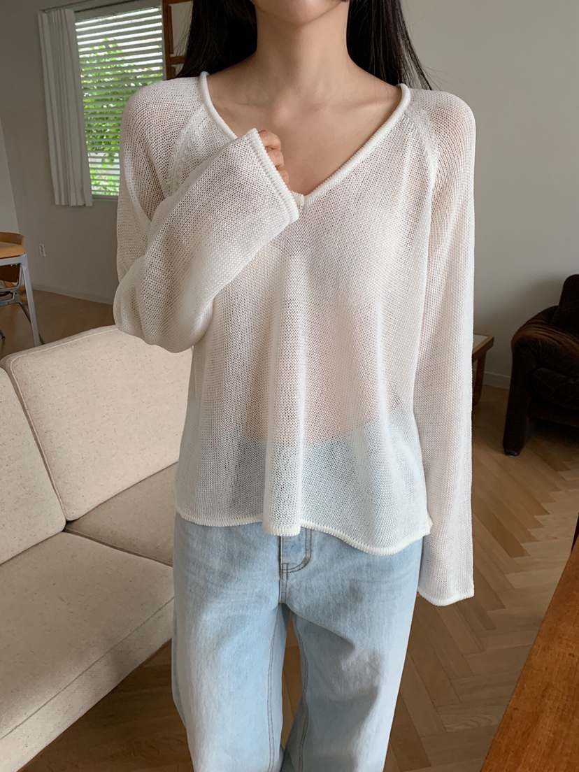 DARLUZ_MI直郵韓國代購㊣女裝新品推薦熱賣休閑25春夏長袖T恤DARLUZ_MI長袖T恤