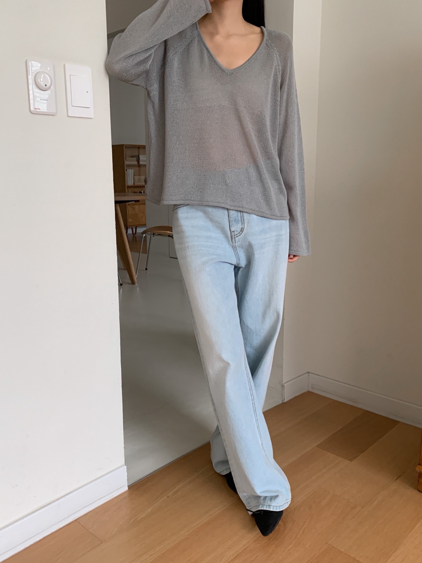 DARLUZ_MI直郵韓國代購㊣女裝新品推薦熱賣休閑25春夏長袖T恤DARLUZ_MI長袖T恤