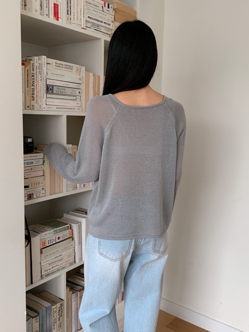 DARLUZ_MI直郵韓國代購㊣女裝新品推薦熱賣休閑25春夏長袖T恤DARLUZ_MI長袖T恤