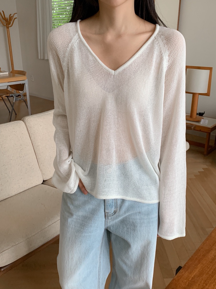 DARLUZ_MI直郵韓國代購㊣女裝新品推薦熱賣休閑25春夏長袖T恤DARLUZ_MI長袖T恤圖色3