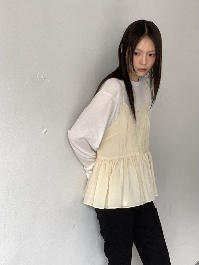 FAVE韓國直郵㊣女裝新品25春夏人氣推薦時尚休閑熱賣長袖T恤FAVOURITE長袖T恤