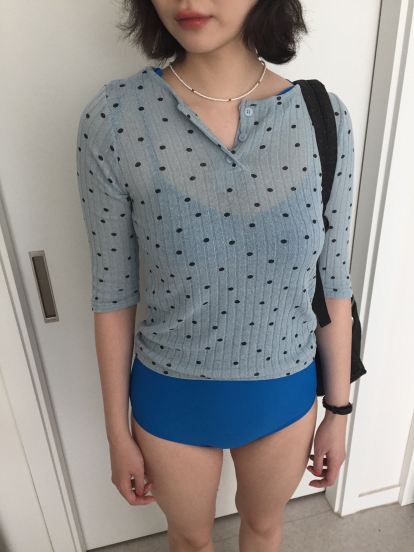 I I韓國直郵㊣東大門實拍女裝新品推薦時尚25春夏熱賣休閑T恤ITSSONGT恤