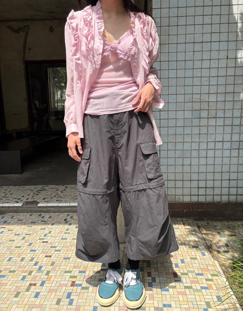 FRANC—L韓國直郵㊣東大門實拍女裝新款人氣休閑襯衫蕾絲衫FRANC襯衫/蕾絲衫