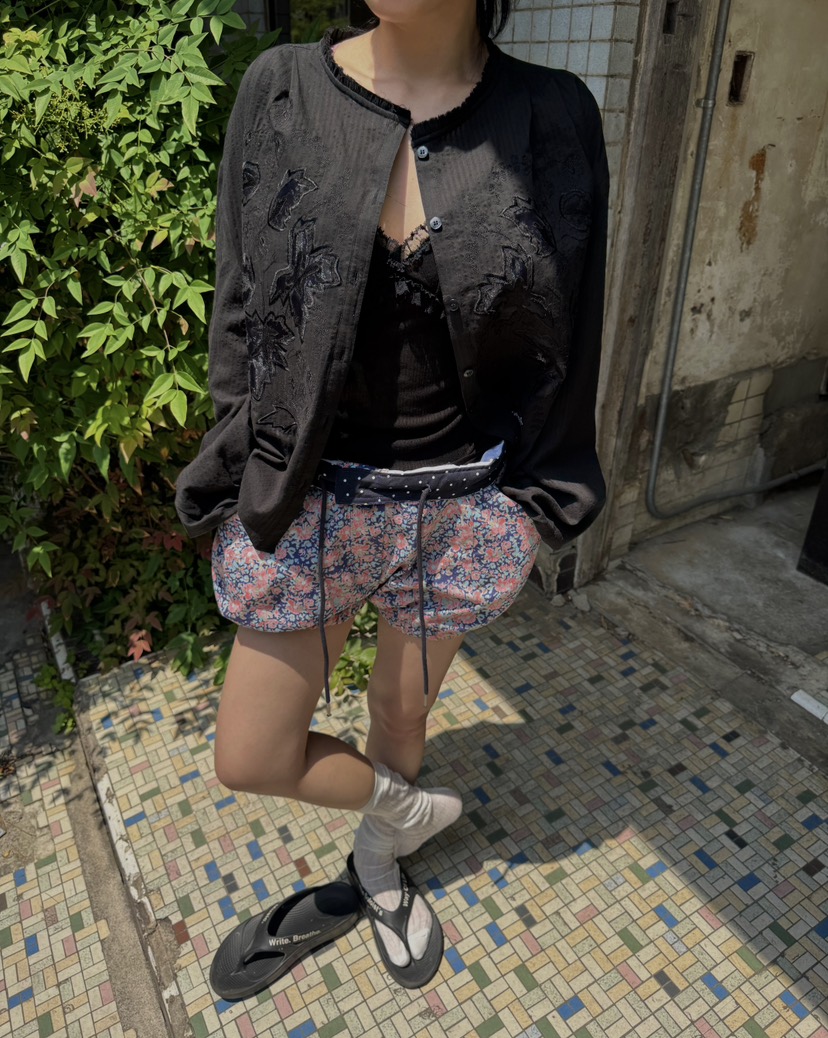 FRANC—L直郵韓國代購㊣女裝新款25春夏人氣熱賣休閑時尚短褲FRANC短褲