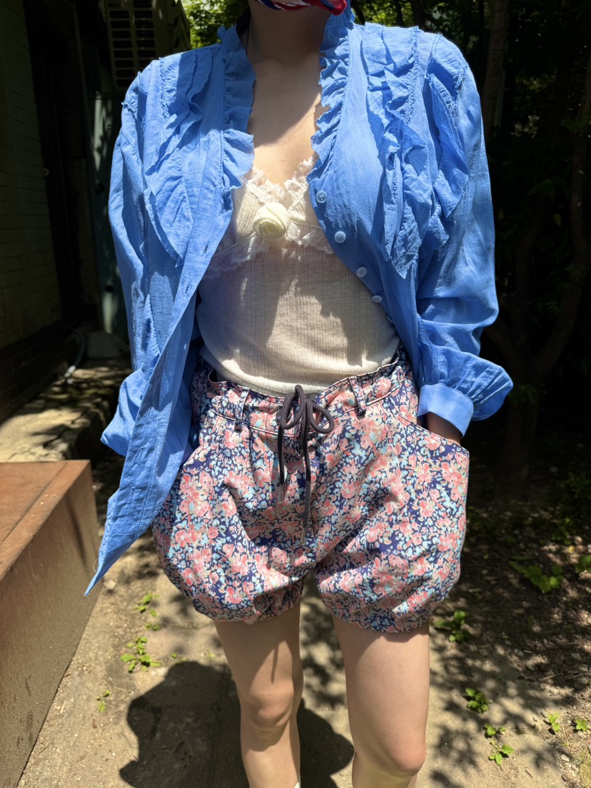 FRANC—L直郵韓國代購㊣女裝新款25春夏人氣熱賣休閑時尚短褲FRANC短褲