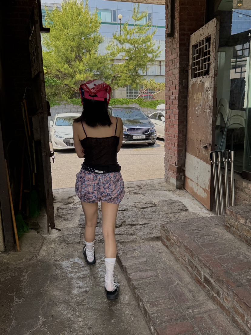 FRANC—L直郵韓國代購㊣女裝新款25春夏人氣熱賣休閑時尚短褲FRANC短褲