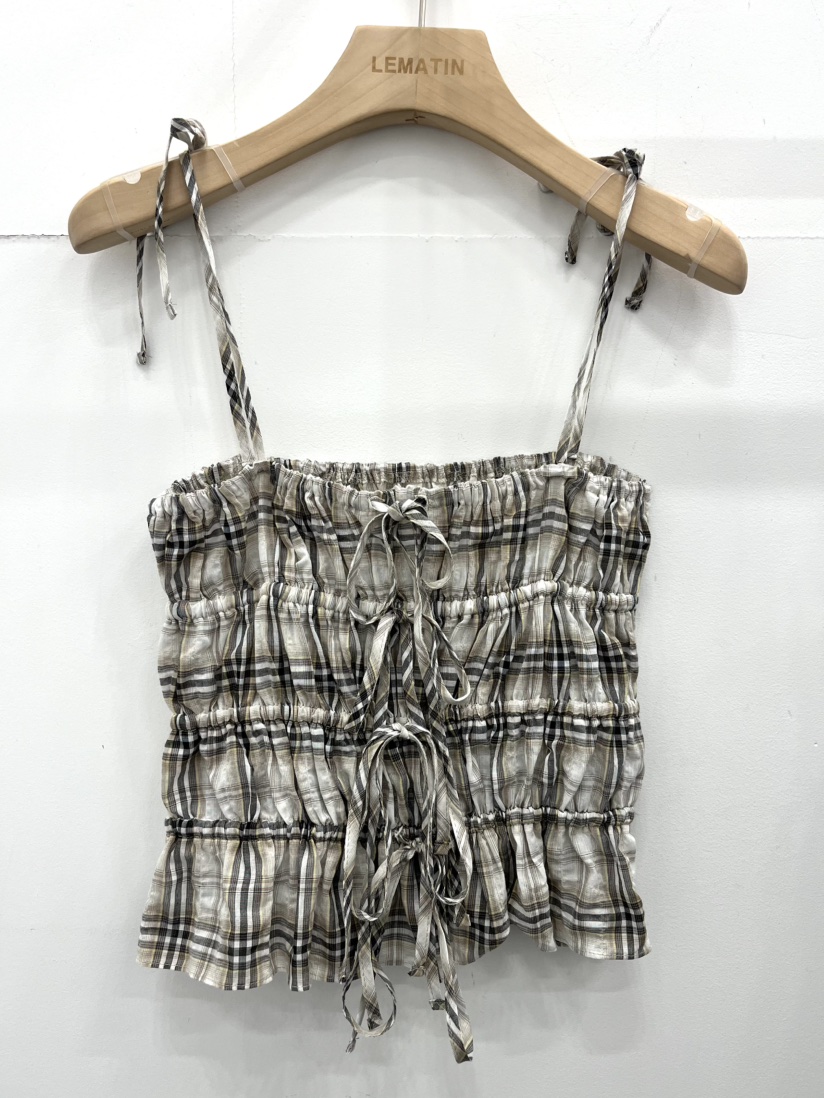 LEMATIN韓國㊣直郵東大門代購女裝新品25春夏人氣推薦吊帶背心LEMATIN吊帶/背心圖色2