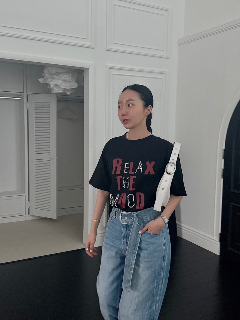 MADE-P韓國㊣直郵東大門代購女裝新款人氣25春夏推薦休閑T恤MADE-PT恤