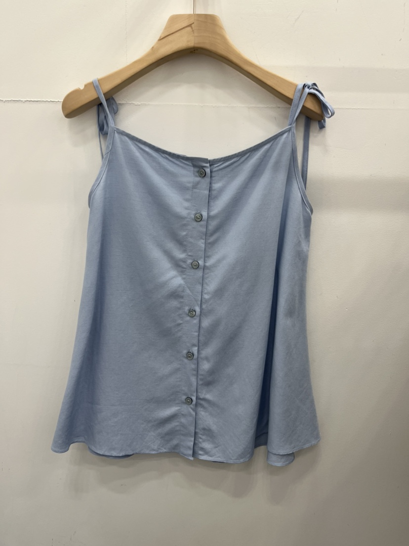 LEMATIN韓國㊣直郵東大門代購女裝新品25春夏熱賣吊帶背心亞麻LEMATIN吊帶/背心