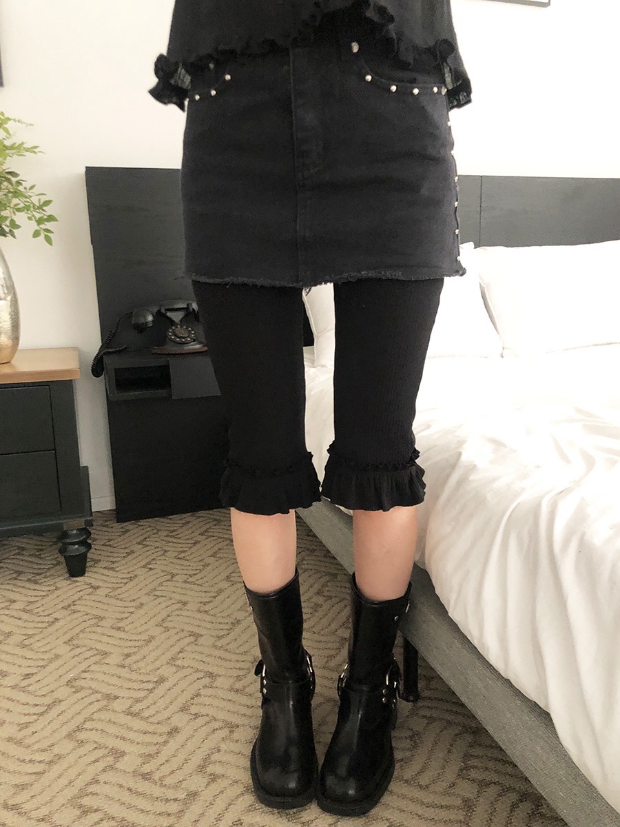 I I韓國直郵㊣東大門實拍女裝新品人氣打底褲鯊魚褲緊身褲ITSSONG打底褲/鯊魚褲