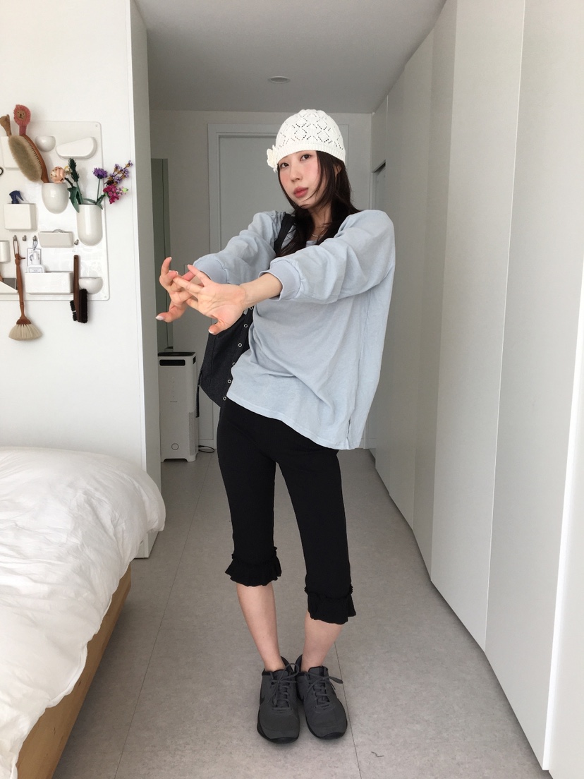 I I韓國直郵㊣東大門實拍女裝新品人氣打底褲鯊魚褲緊身褲ITSSONG打底褲/鯊魚褲